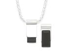 177B Tags Silver Onyx CHEVRON CHEVRON Collection