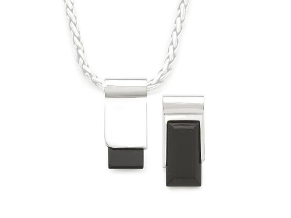 177B Tags Silver Onyx CHEVRON CHEVRON Collection