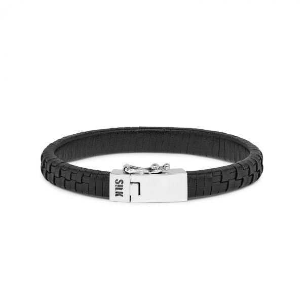 240BLK Armband Schwarz DOUBLE LINKED Collection