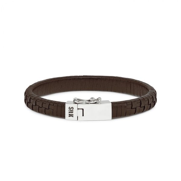 240BRN Armband Braun DOUBLE LINKED Collection