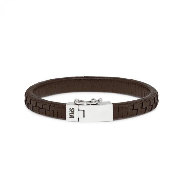 240BRN Armband Braun DOUBLE LINKED Collection
