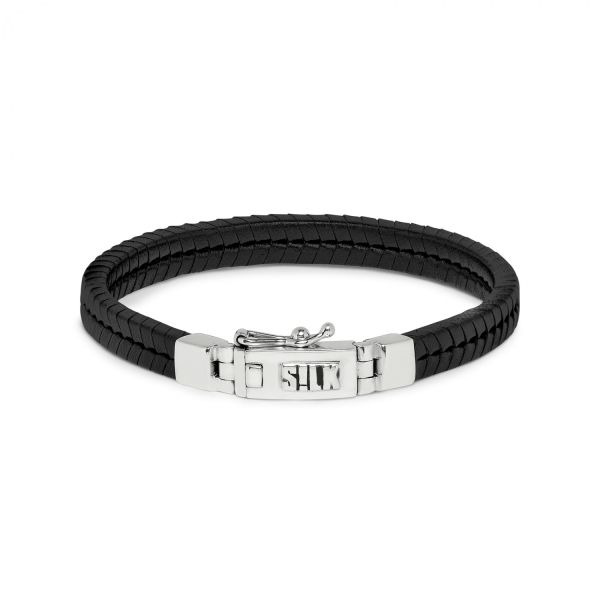 275BLK Armband Schwarz CHEVRON Collection