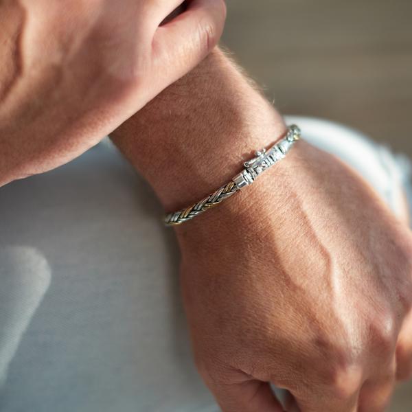 281 armband bicolour Heren DOUBLE FOX Collection