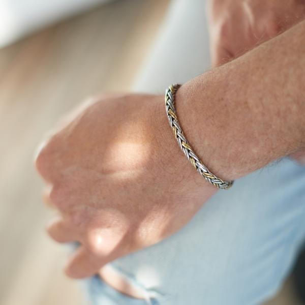281 armband bicolour Heren DOUBLE FOX Collection