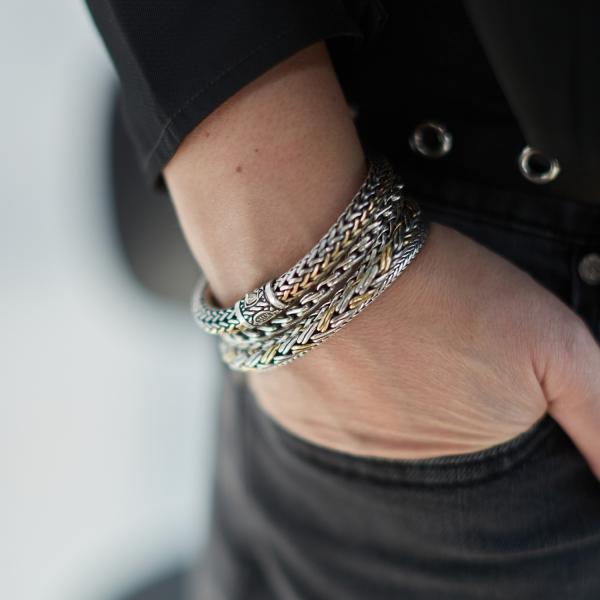 281 armband bicolour Dames DOUBLE FOX Collection