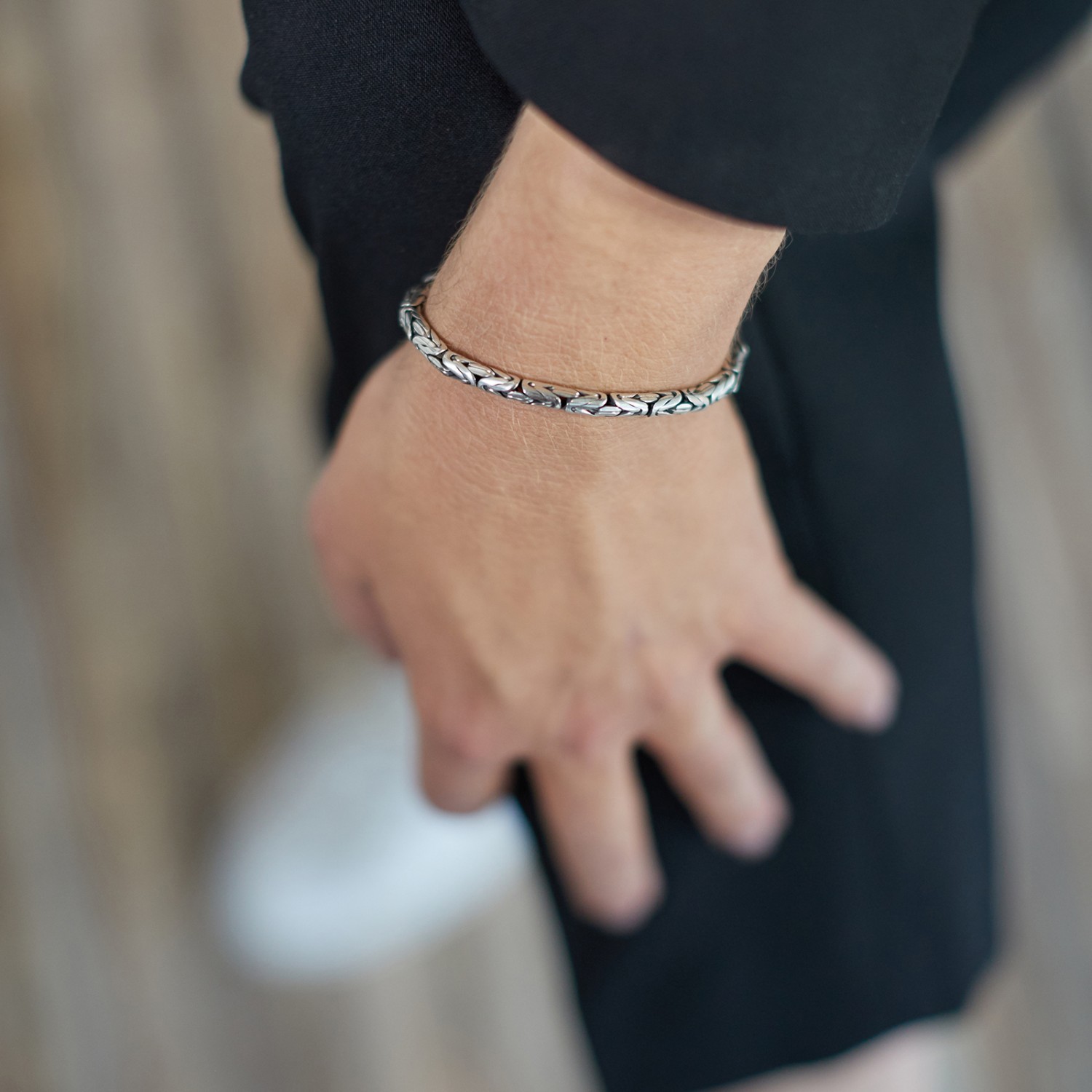 Rabatt 40 % Silber/Schwarz S Pertegaz Armband und Ring Set DAMEN Accessoires Modeschmuckset Silber Größe S 