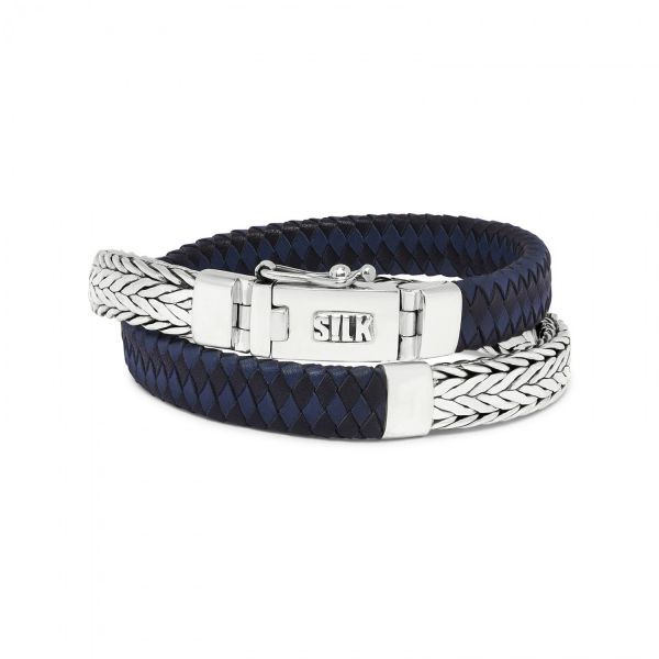 362BBU Armband Schwarz-Blau