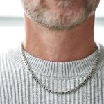 652 Halskette silber Heren BREEZE Collection
