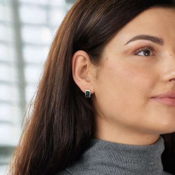 693 earring silver Dames LINKED Collection