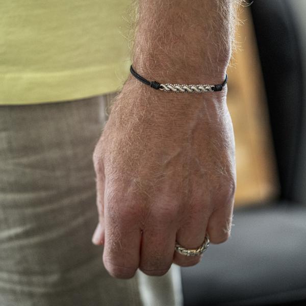 778BLK Paracord-Armband Heren BREEZE Collection
