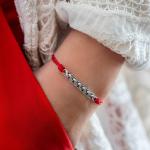 778RED armband paracord Dames BREEZE Collection