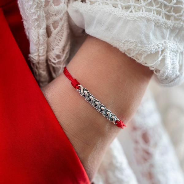 778RED armband paracord Dames BREEZE Collection
