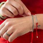 778RED armband paracord Dames BREEZE Collection