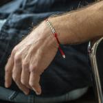 778RED armband paracord Heren BREEZE Collection