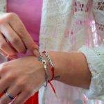 778RED armband paracord Dames BREEZE Collection
