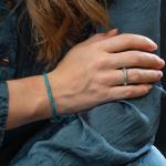 782AZ2 Armband Silber & Paracord Dames ALPHA Collection