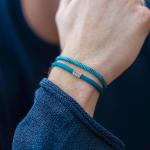 782AZ2 Armband Silber & Paracord Heren ALPHA Collection