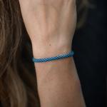 782AZ3 Armband Silber & Paracord ALPHA Collection