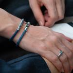 782AZ3 Armband Silber & Paracord Dames ALPHA Collection