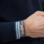 782AZ3 Armband Silber & Paracord Heren ALPHA Collection