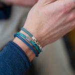 782AZ4 Armband Silber & Paracord Heren ALPHA Collection