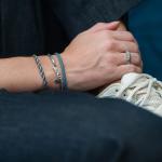 782AZ5 Armband Silber & Paracord Dames ALPHA Collection