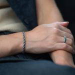 782AZ5 Armband Silber & Paracord Dames ALPHA Collection
