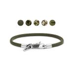 782EM1 Armband Silber & Paracord ALPHA Collection