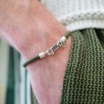 782EM1 Armband Silber & Paracord Heren ALPHA Collection