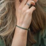 782EM1 Armband Silber & Paracord Dames ALPHA Collection