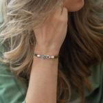 782EM1 Armband Silber & Paracord Dames ALPHA Collection
