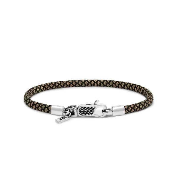 782EM4 Armband Silber & Paracord ALPHA Collection