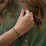 782EM6 Armband Silber & Paracord Dames ALPHA Collection