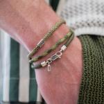 782EM6 Armband Silber & Paracord ALPHA Collection