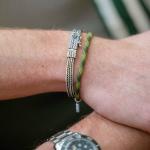 782EM6 Armband Silber & Paracord Heren ALPHA Collection