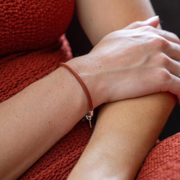 782TE1 Armband Silber & Paracord Dames ALPHA Collection