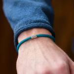 785AZ1 Armband Silber & Paracord Heren ALPHA Collection
