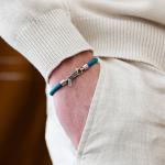 785AZ1 Armband Silber & Paracord Heren ALPHA Collection