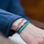 785AZ1 Armband Silber & Paracord Heren ALPHA Collection