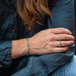 785AZ2 Armband Silber & Paracord Dames ALPHA Collection