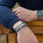 785AZ3 Armband Silber & Paracord ALPHA Collection