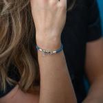 785AZ3 Armband Silber & Paracord Dames ALPHA Collection