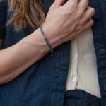 785AZ4 Armband Silber & Paracord Dames ALPHA Collection