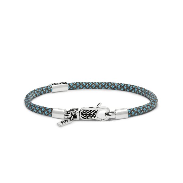 785AZ4 Armband Silber & Paracord