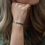 785EM1 Armband Silber & Paracord Dames ALPHA Collection