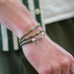 785EM3 Armband Silber & Paracord Heren ALPHA Collection