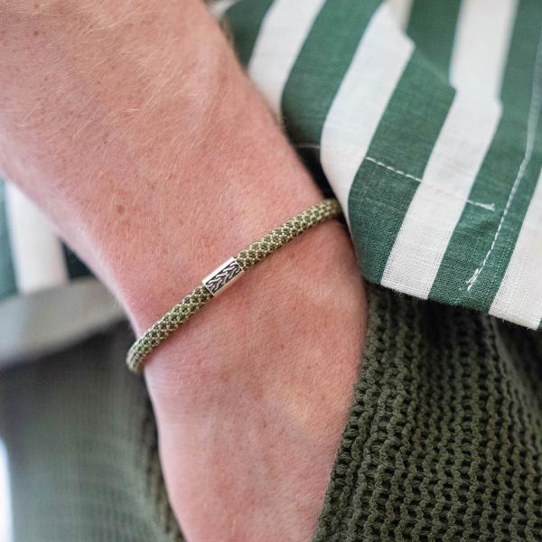 785EM3 Armband Silber & Paracord Heren ALPHA Collection