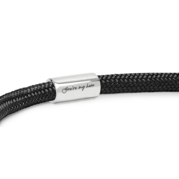 785EM3 Armband Silber & Paracord ALPHA Collection