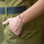 785EM4 Armband Silber & Paracord Dames ALPHA Collection