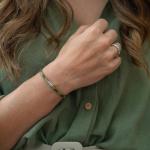 785EM6 Armband Silber & Paracord Dames ALPHA Collection